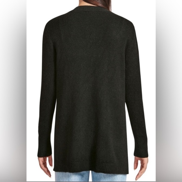 BB DAKOTA BY STEVE MADDEN Black Oversized Color Block Cardigan Duster Sweater, L - Picture 3 of 16